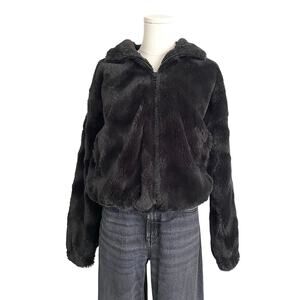 Urban Outfitters Black Bomber Jacket, Women's S, Y2k Streetwear 90s